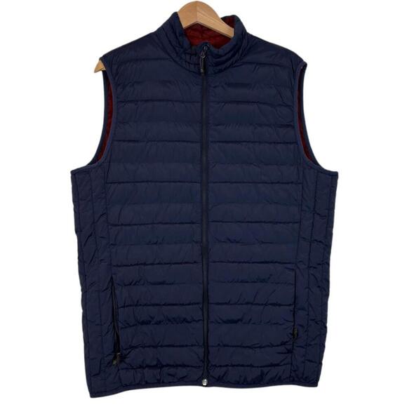 Gap Men's Tall Classic Navy Quilted Puffer Vest Size: Large Tall - Picture 1 of 7